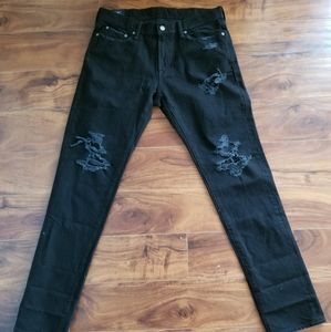 Abercrombie and Fitch Black Slim Denim Jean's